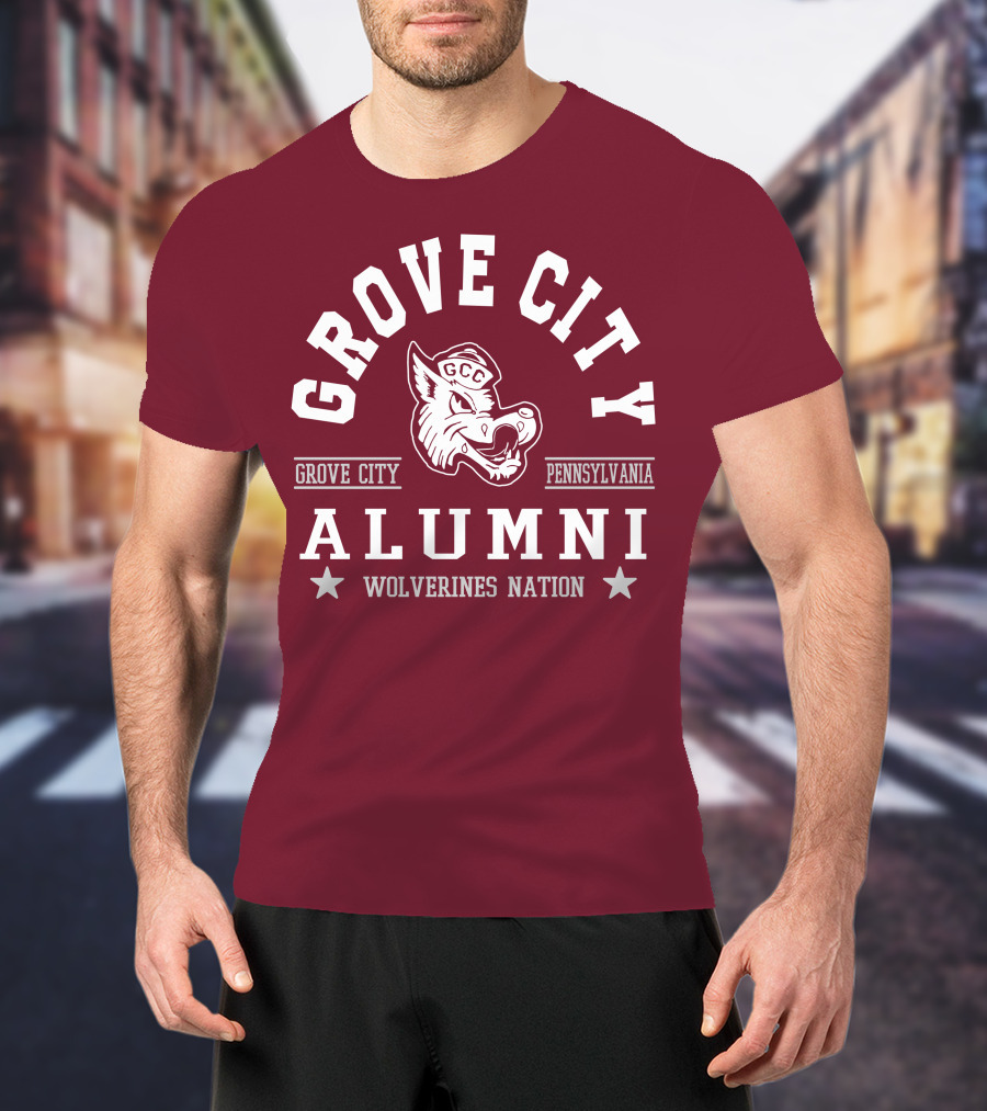 Grove City College Alumni Wolverines Nation Pennsylvania T-Shirt