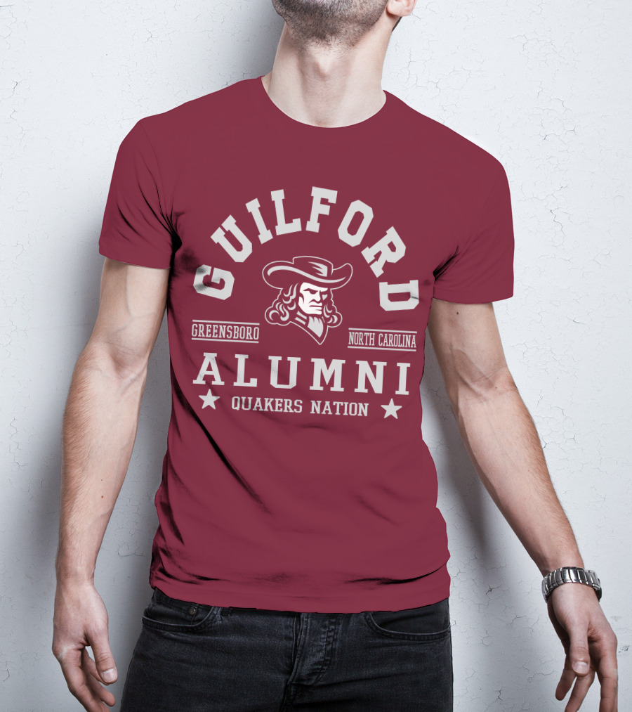 Guilford Alumni Quakers Nation Greensboro North Carolina T-Shirt