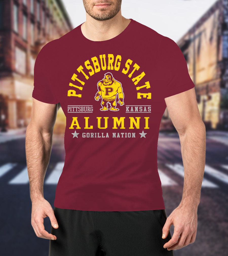Pittsburg State Alumni Gorilla Nation Kansas T-Shirt