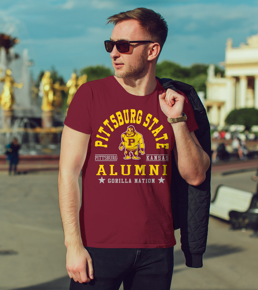 Pittsburg State Alumni Gorilla Nation Kansas T-Shirt