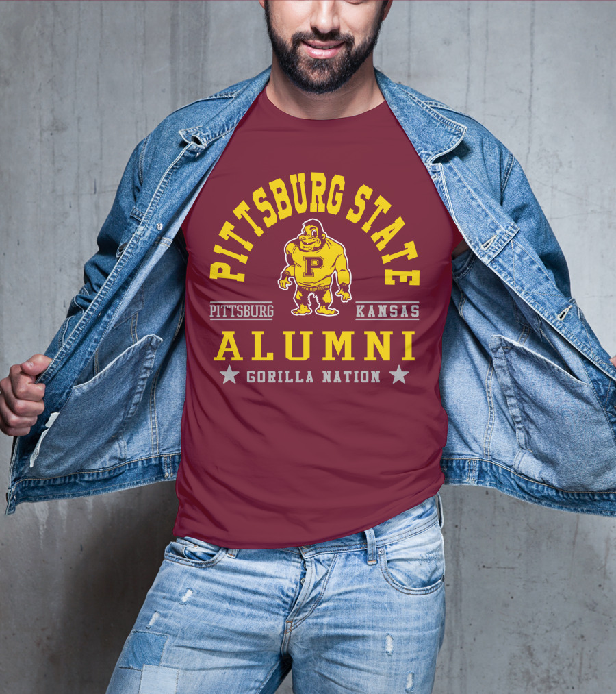 Pittsburg State Alumni Gorilla Nation Kansas T-Shirt