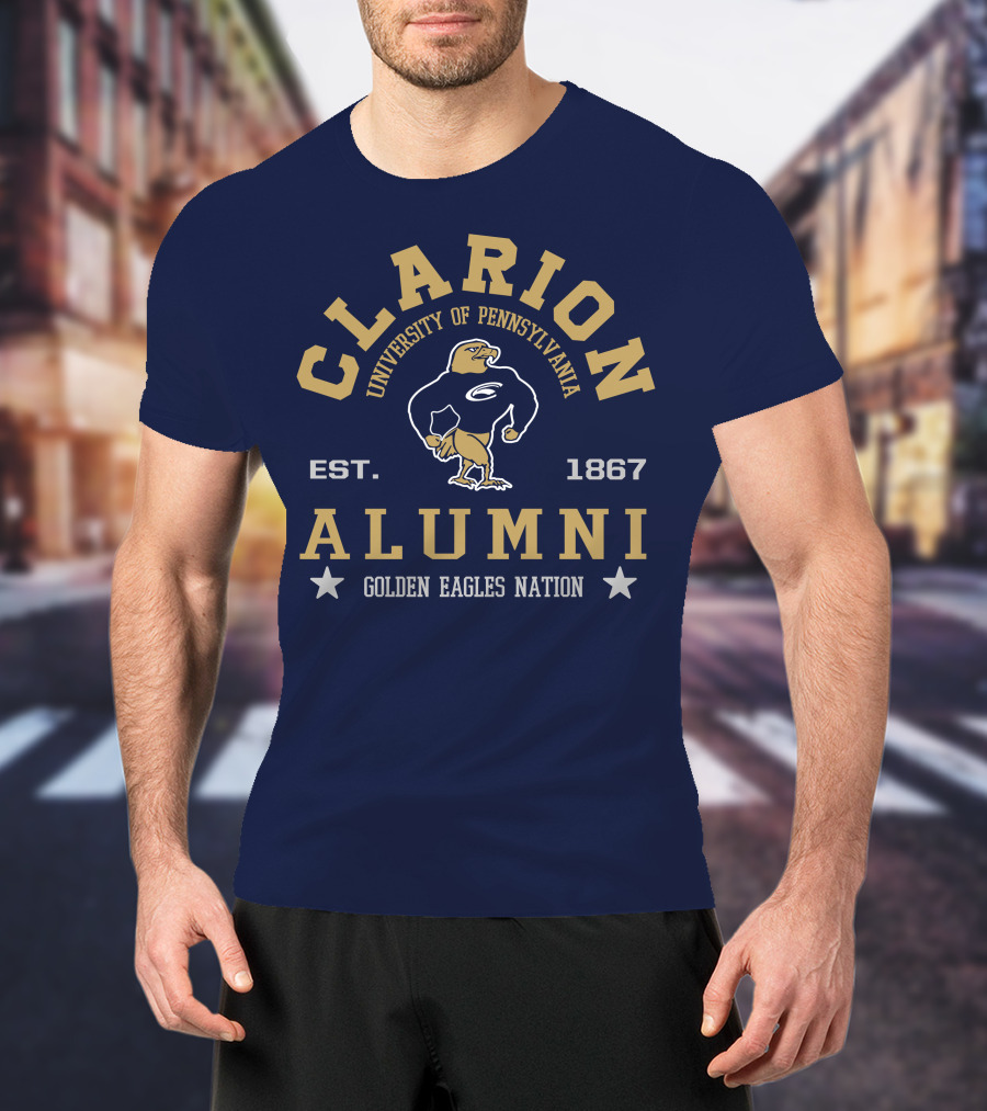 Clarion University Of Pennsylvania Alumni Golden Eagles Nation Est. 1867 T-Shirt