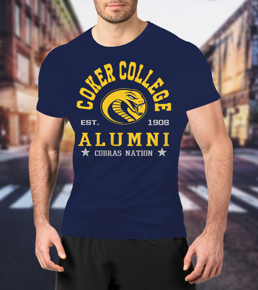 Coker College Alumni Cobras Nation Est. 1908 T-Shirt