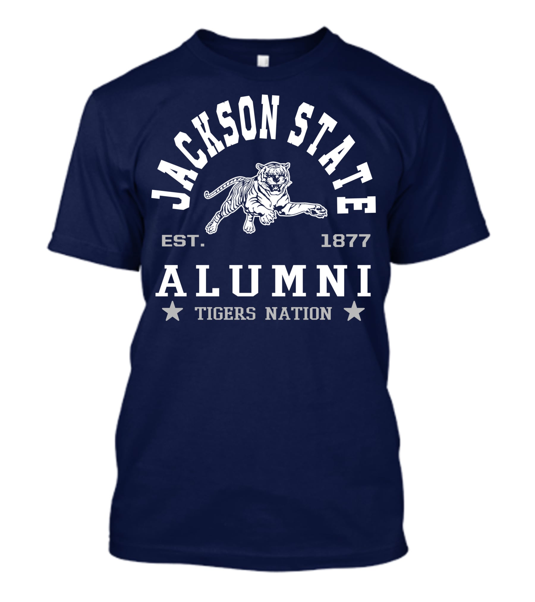 Jackson State Alumni Tigers Nation Est. 1877 T-Shirt