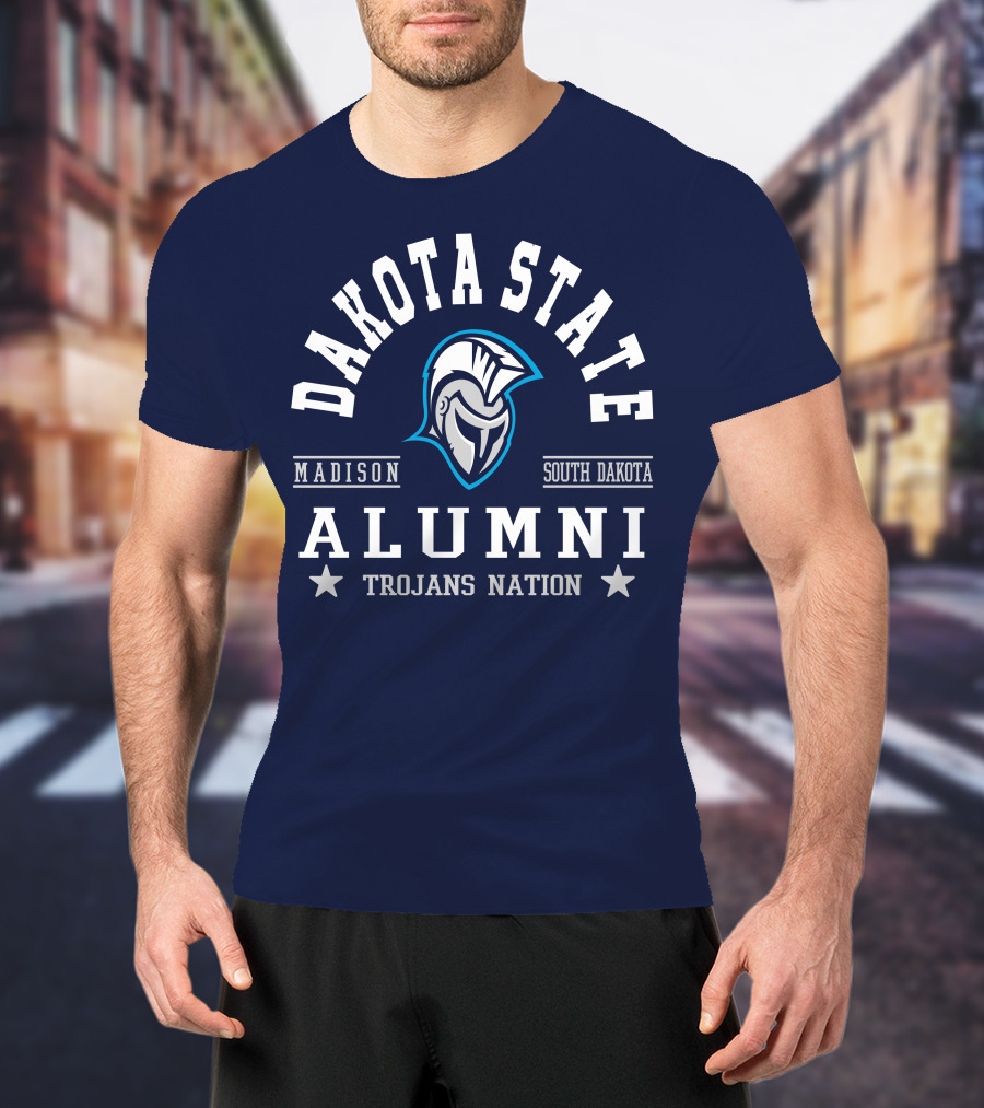 Dakota State Alumni Madison South Dakota Trojans Nation T-Shirt