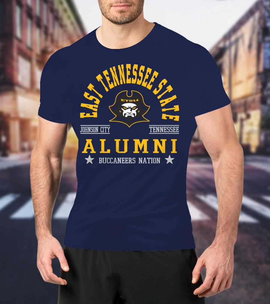 East Tennessee State Alumni Buccaneers Nation Johnson City Tennessee T-Shirt