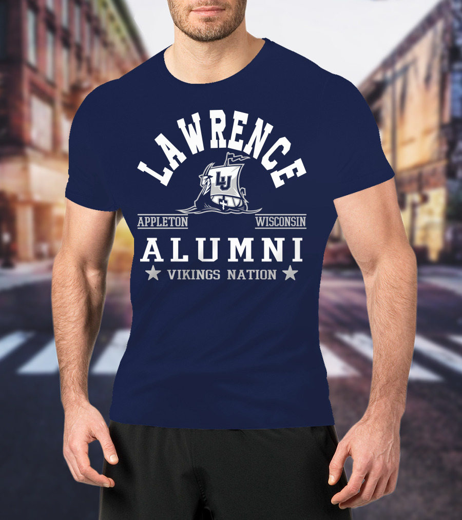 Lawrence Alumni Vikings Nation Appleton Wisconsin T-Shirt
