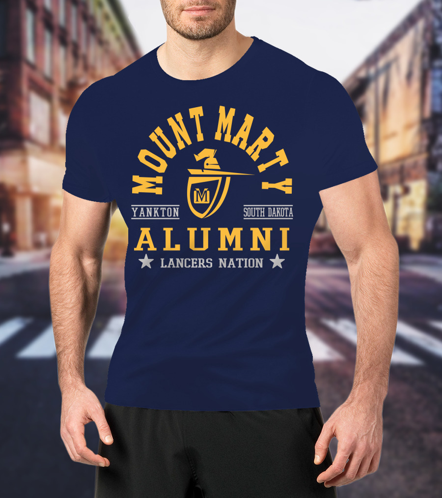 Mount Marty Yankton South Dakota Alumni Lancers Nation T-Shirt