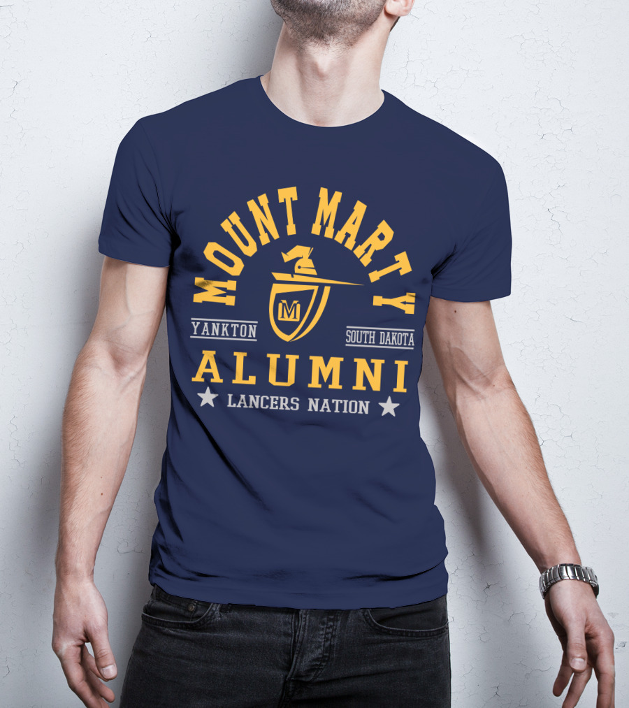 Mount Marty Yankton South Dakota Alumni Lancers Nation T-Shirt