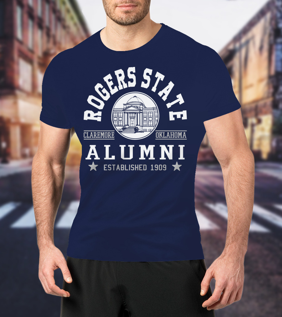 Rogers State Alumni Claremore Oklahoma Established 1909 T-Shirt