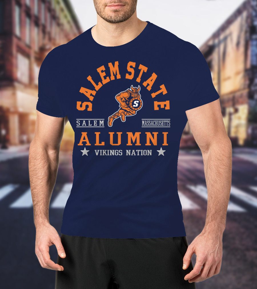Salem State Massachusetts Alumni Vikings Nation T-Shirt