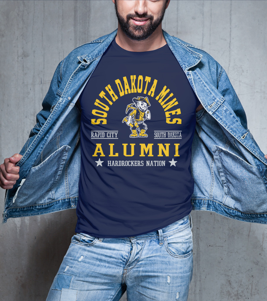 South Dakota Mines Rapid City Hardrockers Nation Alumni T-Shirt