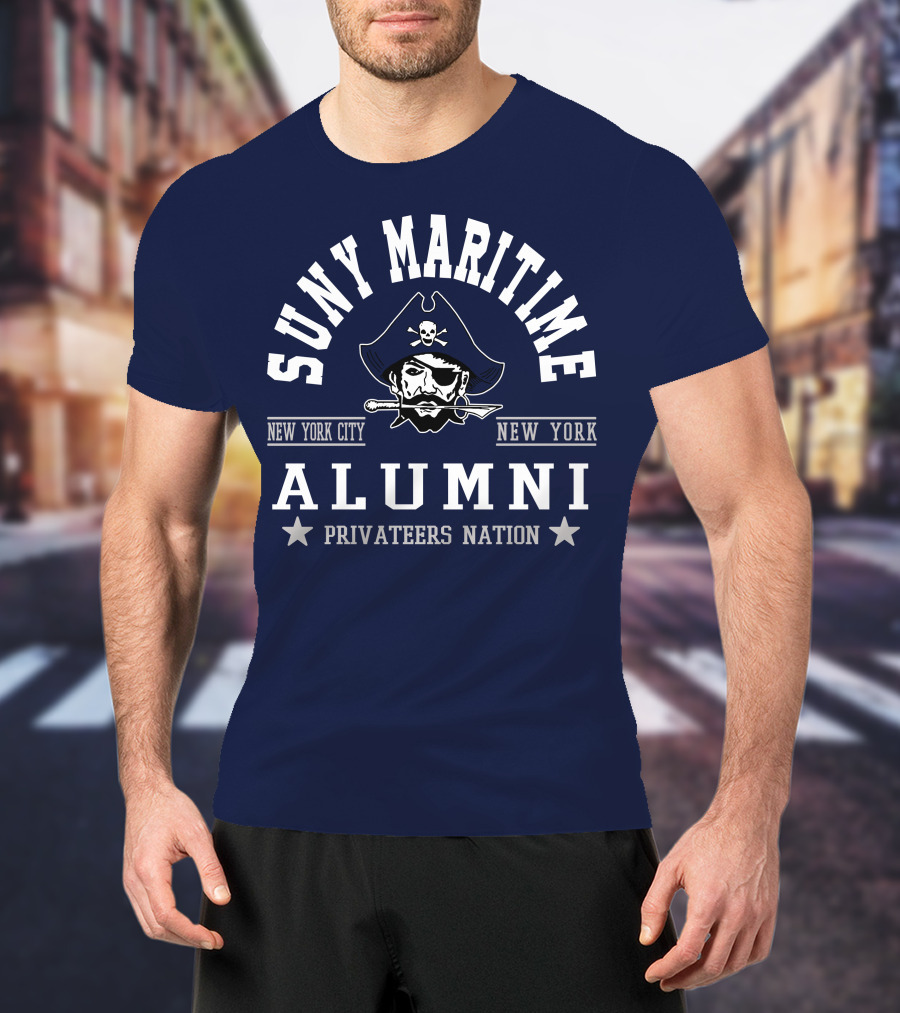 SUNY Maritime Alumni Privateers Nation New York City T-Shirt