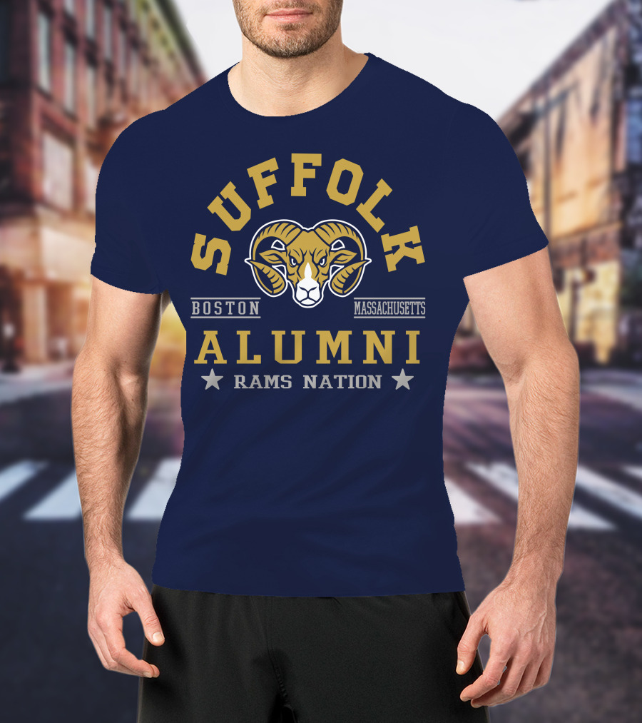 Suffolk Alumni Rams Nation Boston Massachusetts T-Shirt