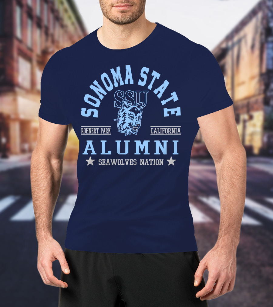 Sonoma State Alumni SSU Seawolves Nation Rohnert Park California T-Shirt