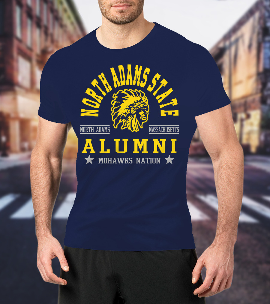 North Adams State Alumni Mohawks Nation Massachusetts T-Shirt