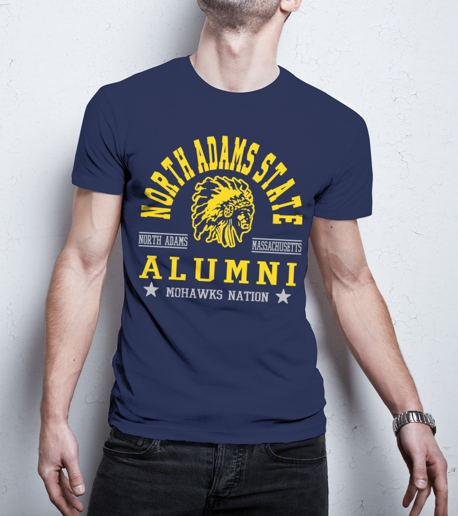 North Adams State Alumni Mohawks Nation Massachusetts T-Shirt
