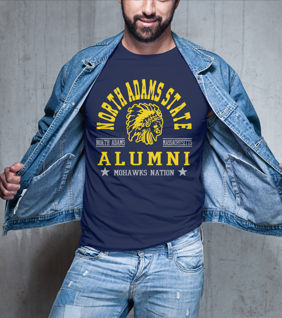 North Adams State Alumni Mohawks Nation Massachusetts T-Shirt