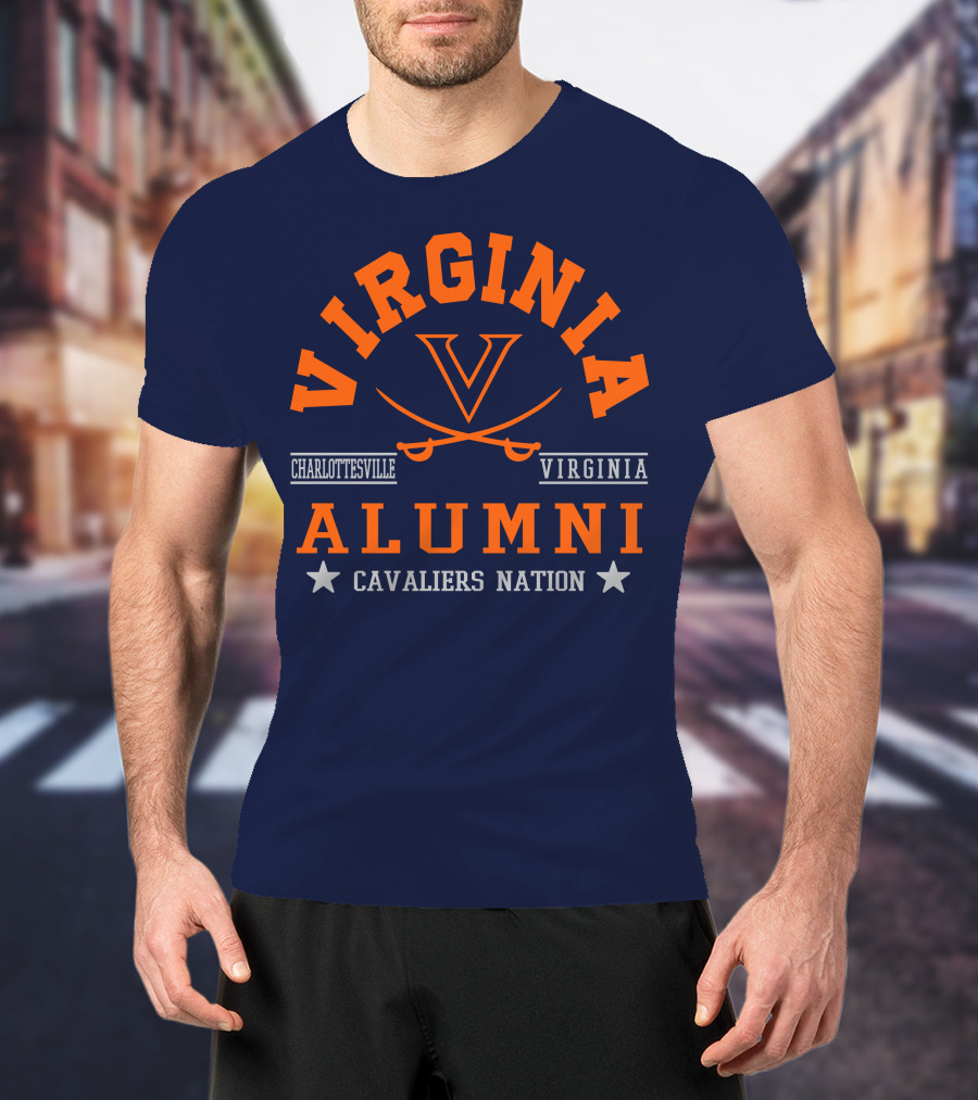 Virginia Alumni Cavaliers Nation Charlottesville Virginia T-Shirt