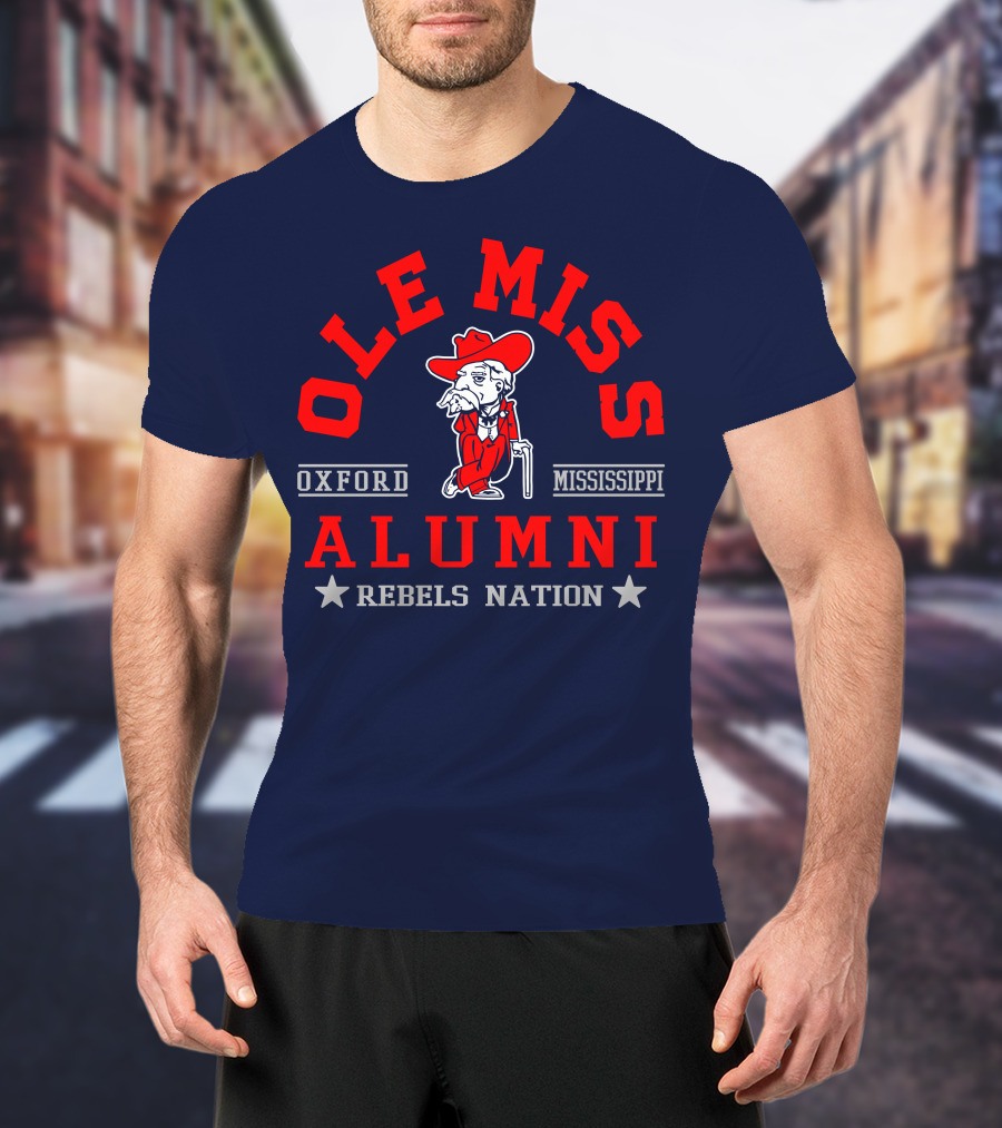 Ole Miss Rebels Alumni Oxford Mississippi Nation T-Shirt