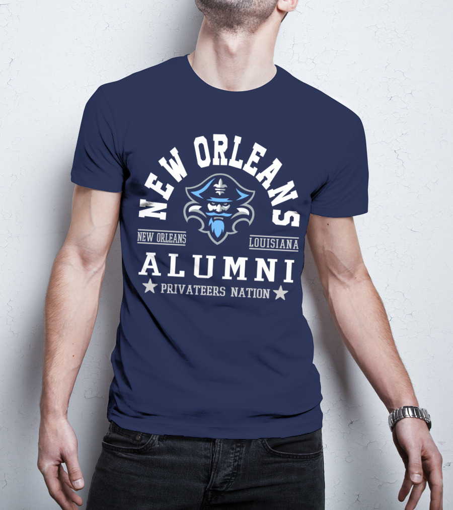 New Orleans Louisiana Alumni Privateers Nation T-Shirt