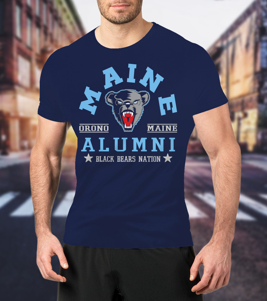 Maine Orono Alumni Black Bears Nation T-Shirt