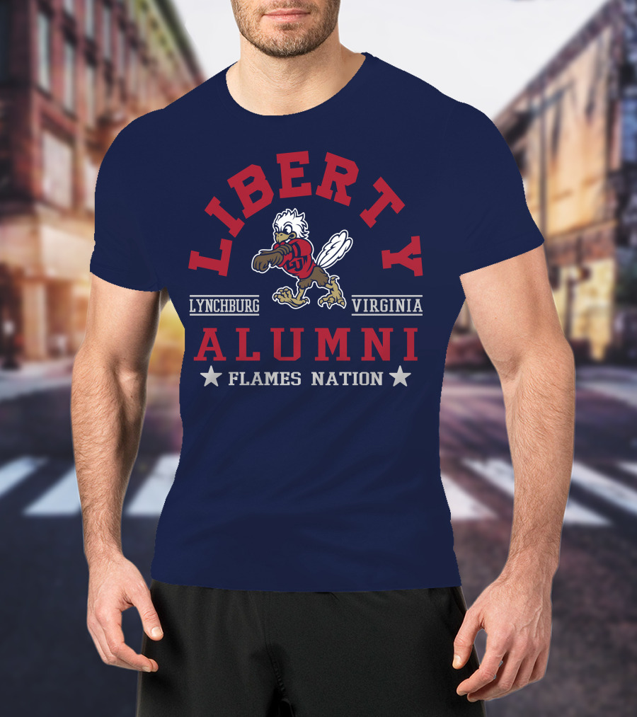 Liberty University Alumni Flames Nation Lynchburg Virginia T-Shirt