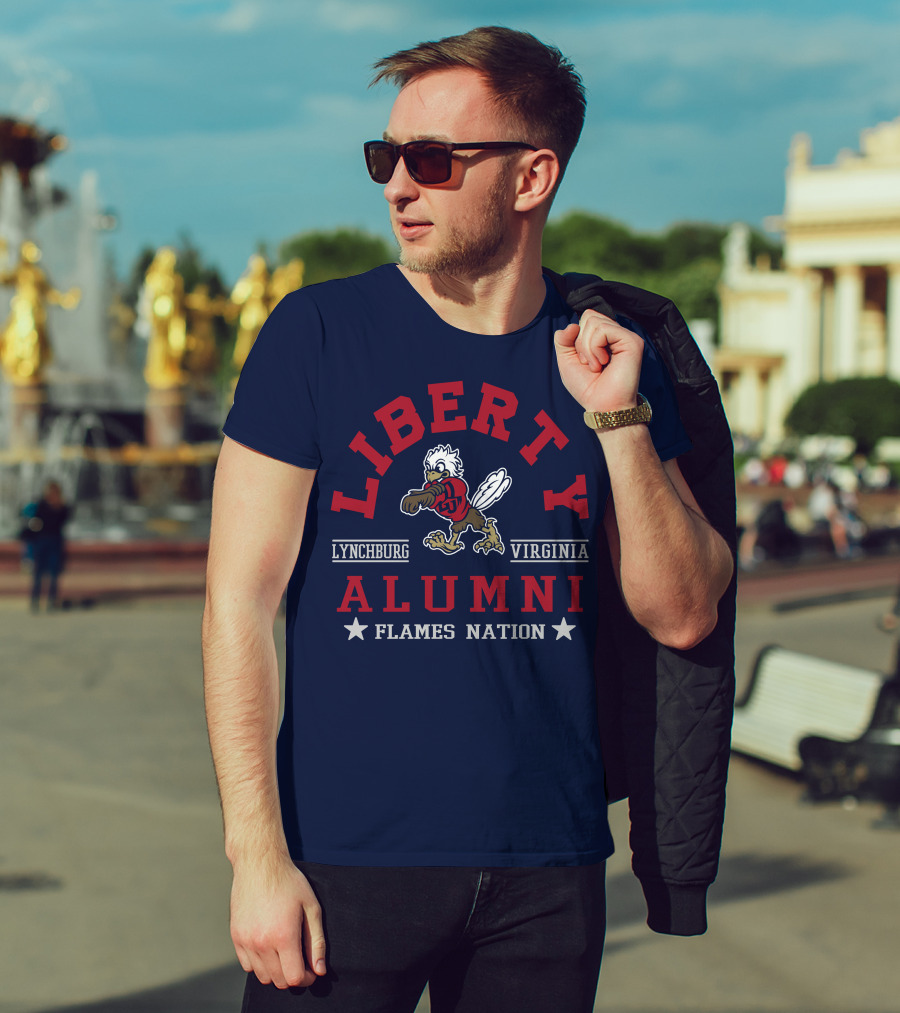 Liberty University Alumni Flames Nation Lynchburg Virginia T-Shirt