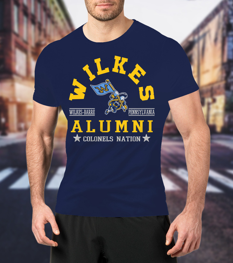 Wilkes Alumni Wilkes-Barre Pennsylvania Colonels Nation T-Shirt