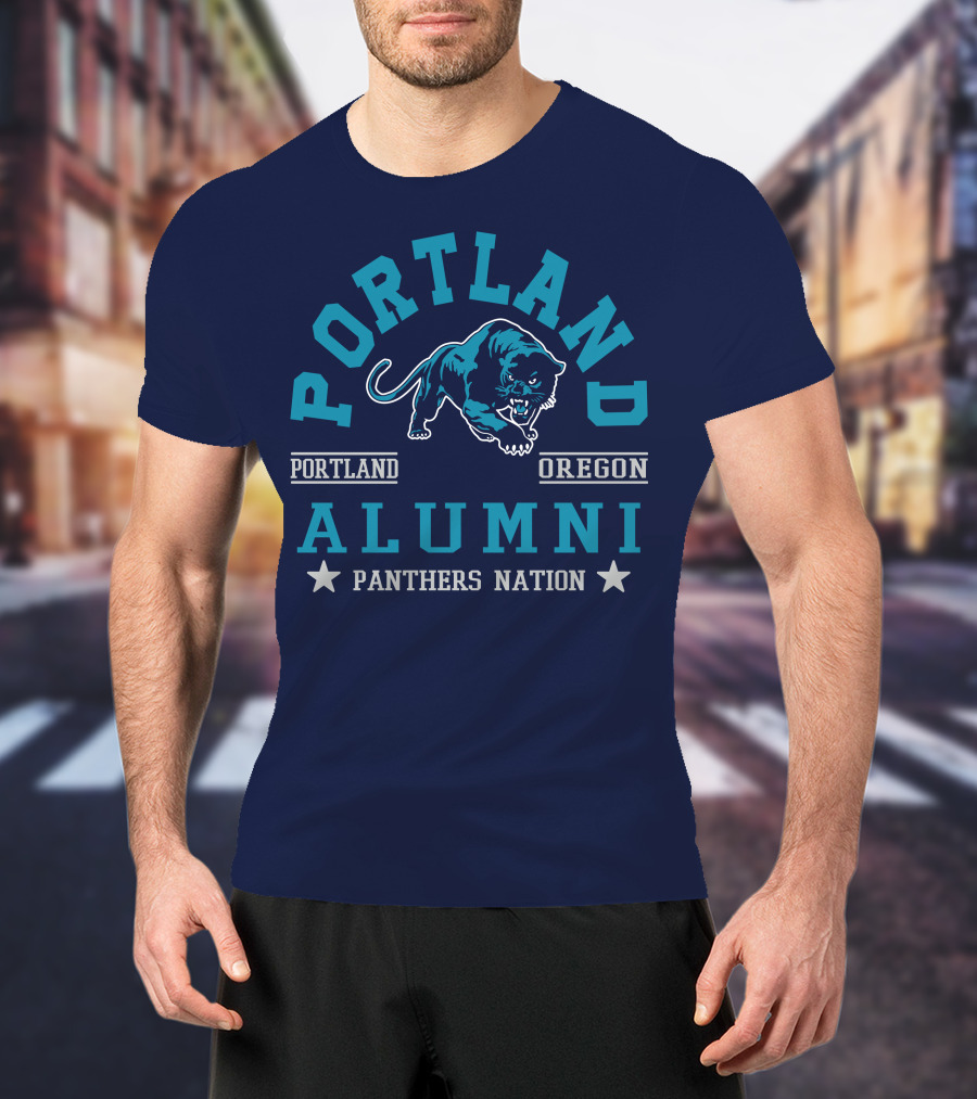 Portland Oregon Alumni Panthers Nation T-Shirt