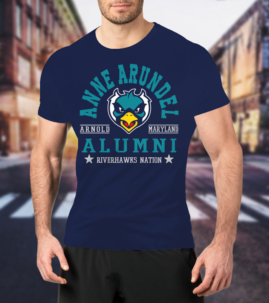 Anne Arundel Alumni Arnold Maryland Riverhawks Nation T-Shirt
