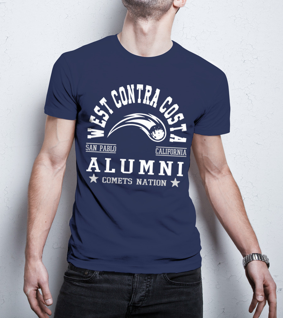 West Contra Costa San Pablo California Alumni Comets Nation T-Shirt