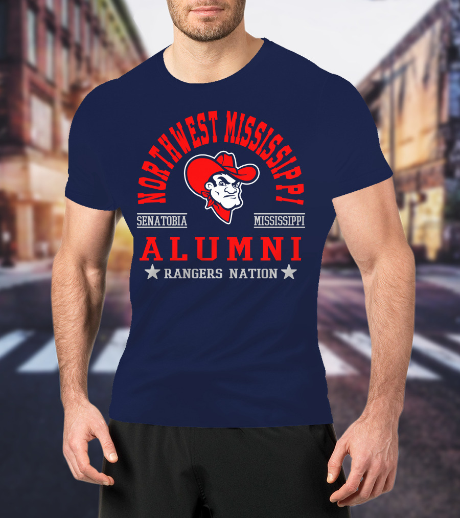 Northwest Mississippi Senatobia Alumni Rangers Nation T-Shirt
