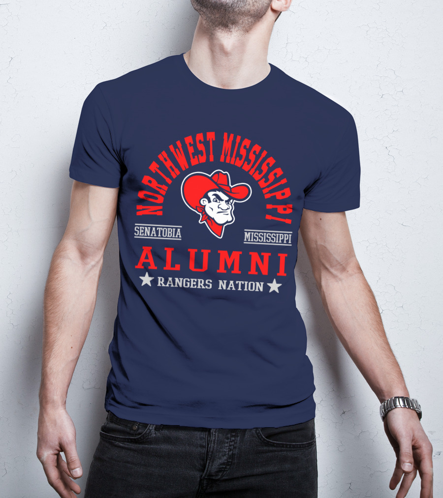 Northwest Mississippi Senatobia Alumni Rangers Nation T-Shirt