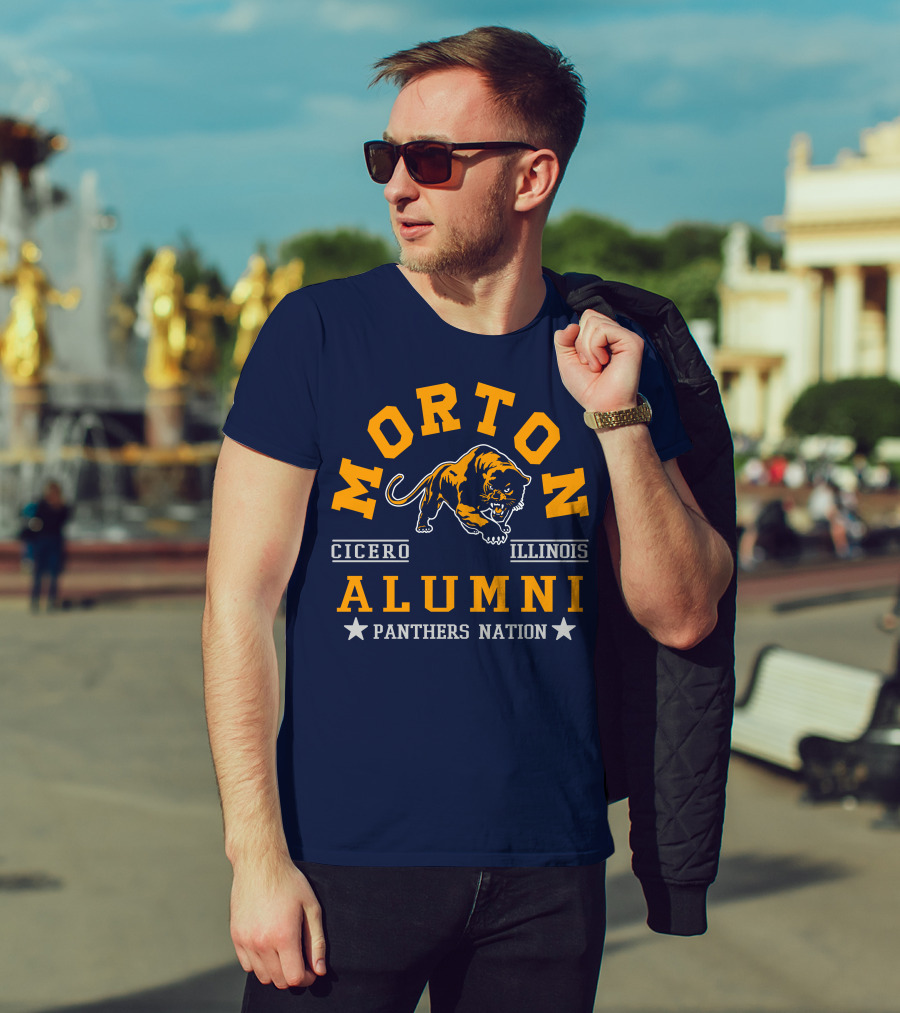 Morton College Alumni Cicero Illinois Panthers Nation T-Shirt