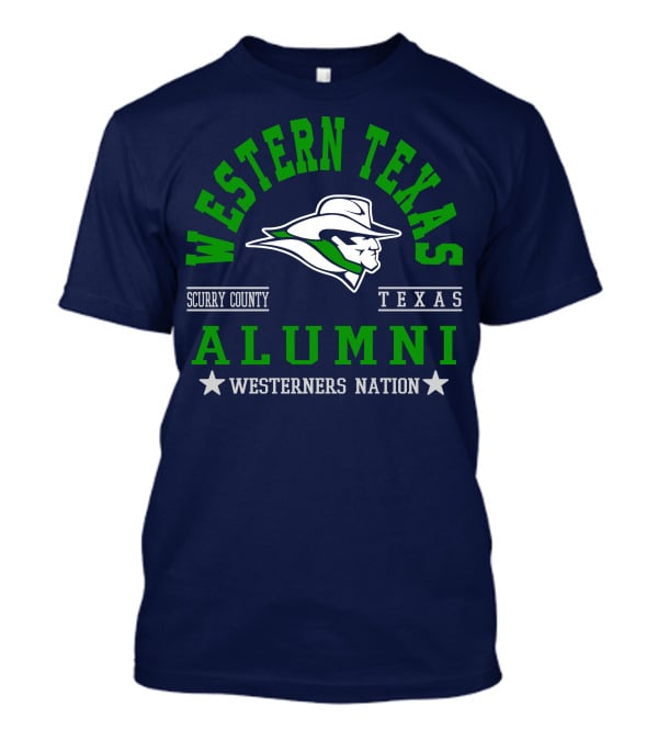 Western Texas Alumni Scurry County Westerners Nation T-Shirt