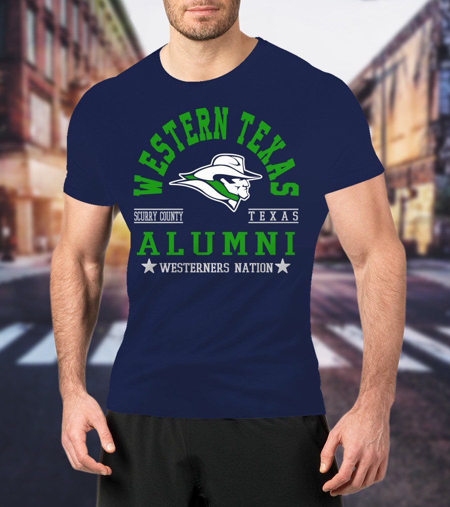 Western Texas Alumni Scurry County Westerners Nation T-Shirt