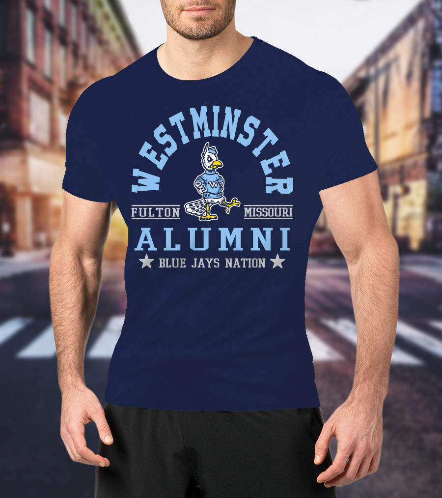 Westminster College Alumni Fulton Missouri Blue Jays Nation T-Shirt