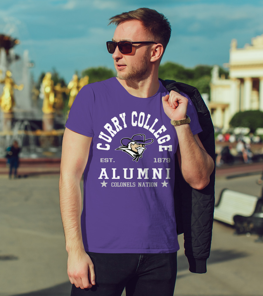 Curry College Alumni Colonels Nation Est. 1879 T-Shirt