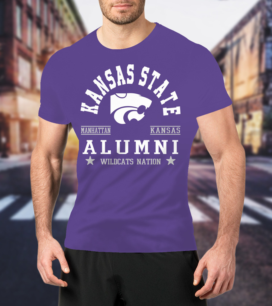 Kansas State Alumni Wildcats Nation Manhattan Kansas T-Shirt