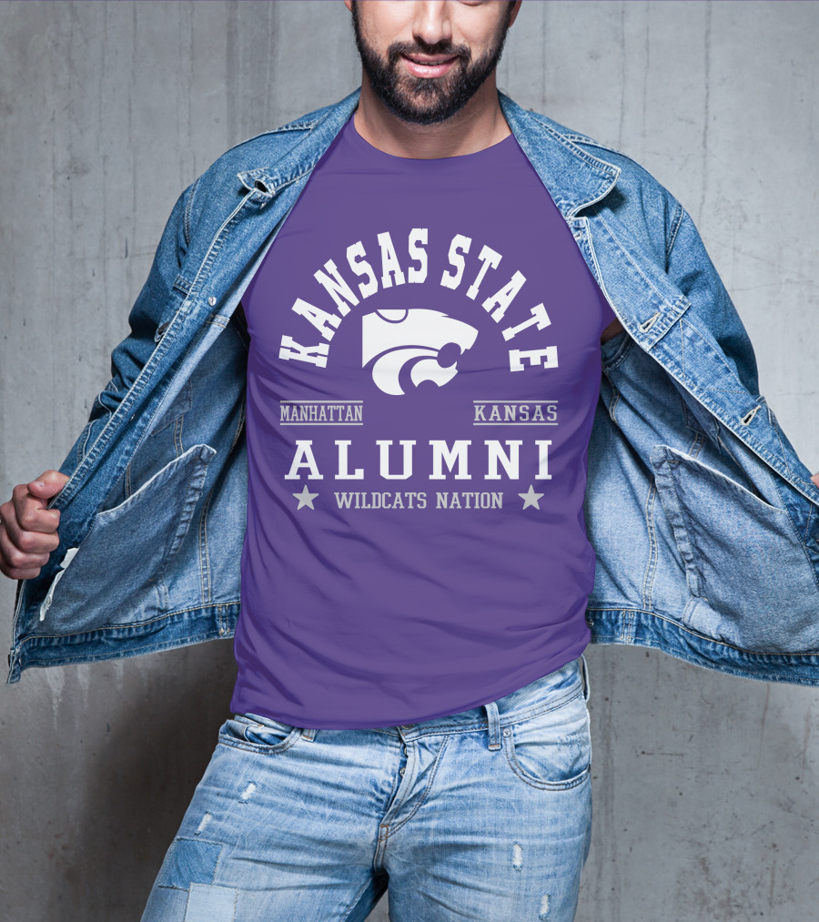 Kansas State Alumni Wildcats Nation Manhattan Kansas T-Shirt