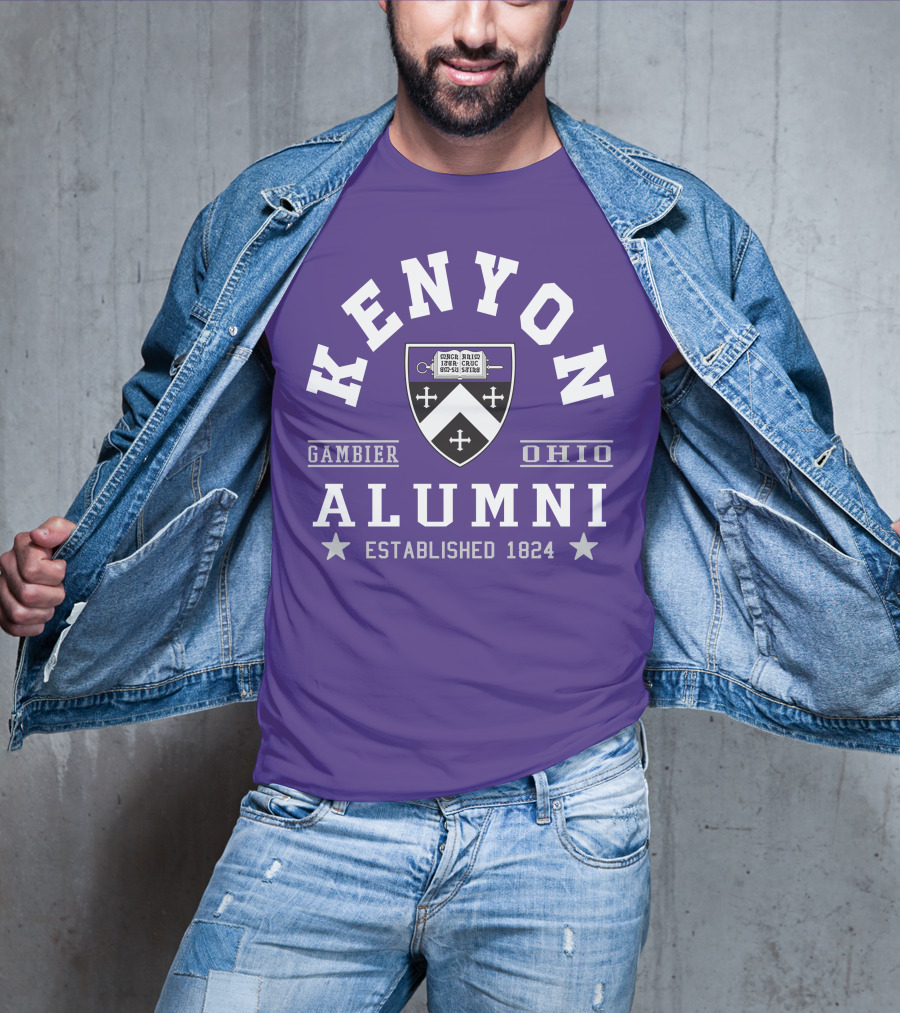 Kenyon College Alumni Gambier Ohio Established 1824 T-Shirt
