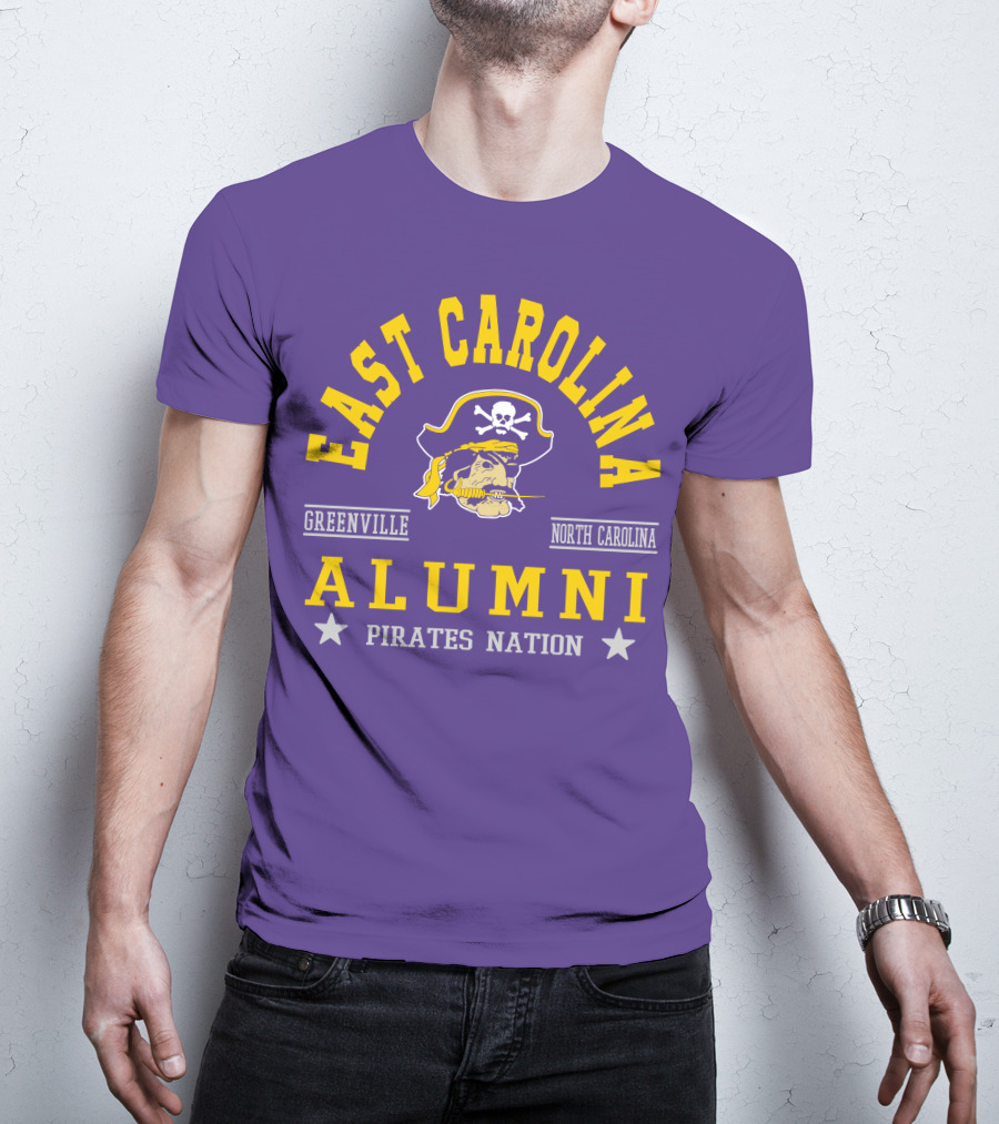 East Carolina Alumni Pirates Nation Greenville North Carolina T-Shirt