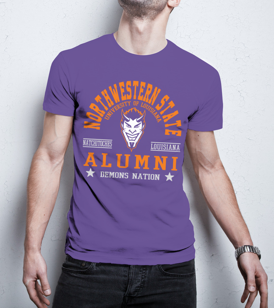 Northwestern State University Of Louisiana Alumni Demons Nation Natchitoches T-Shirt