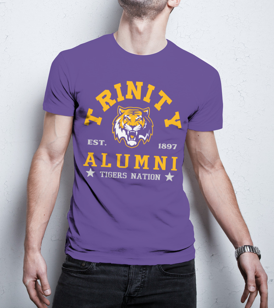 Trinity Alumni Tigers Nation Est. 1897 T-Shirt