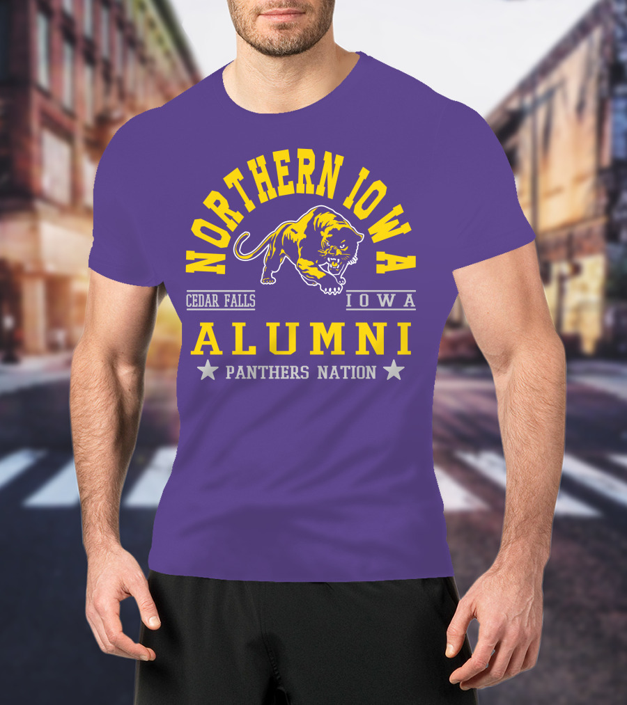 Northern Iowa Cedar Falls Alumni Panthers Nation T-Shirt