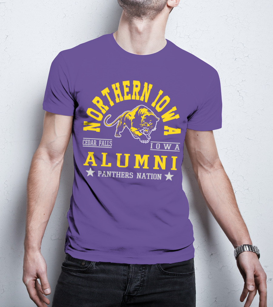 Northern Iowa Cedar Falls Alumni Panthers Nation T-Shirt