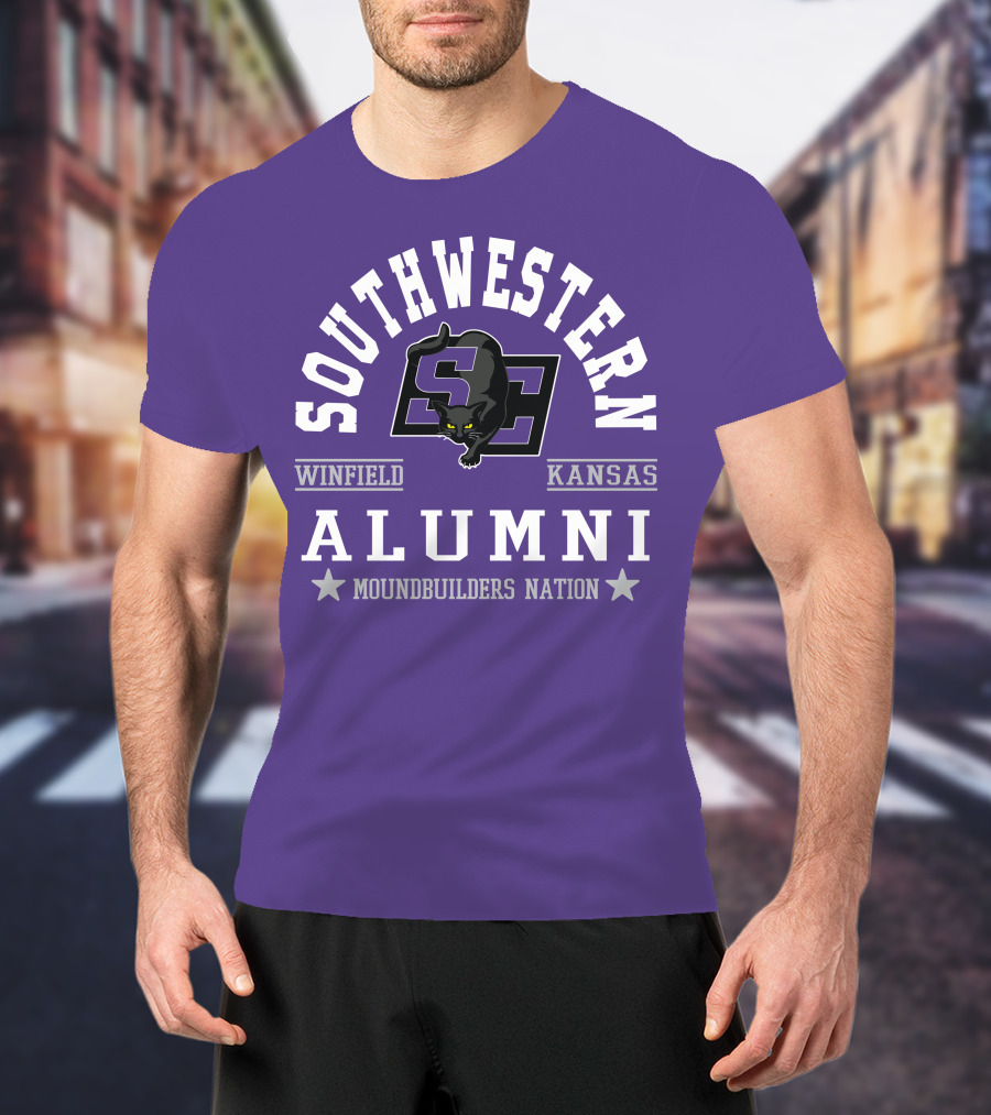 Southwestern Winfield Kansas Alumni Moundbuilders Nation T-Shirt