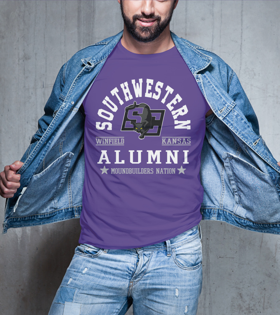 Southwestern Winfield Kansas Alumni Moundbuilders Nation T-Shirt