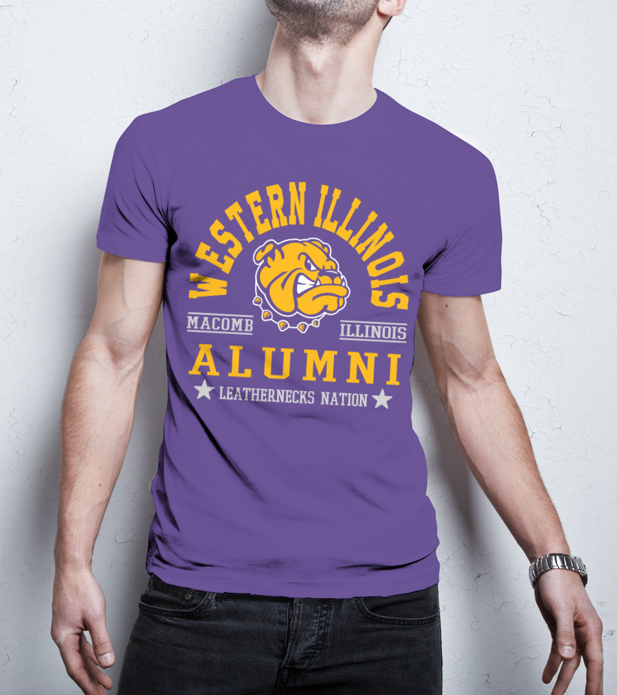 Western Illinois University Alumni Leathernecks Nation Macomb Illinois T-Shirt
